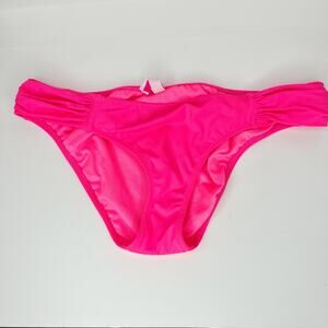 Victoria's Secret Bright Pink Bikini Bottoms Size Small